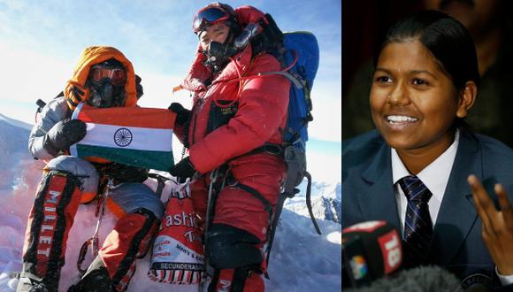 La niña de 13 años que llegó a la cima del Everest