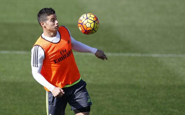 James Rodriguez no ha tenido muchos minutos con Zinedine Zidane en el Real Madrid. Carlo Ancelotti pidió a James para el Everton. (Foto: EFE)