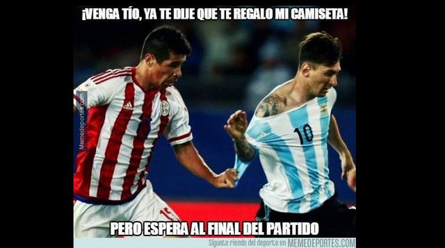 Argentina empató con Paraguay y los memes se agarran con Messi - 1
