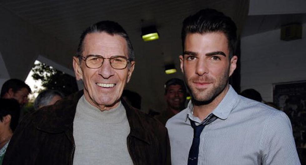 Zachary Quinto Y Leonard Nimoy. (Foto: Getty Images)