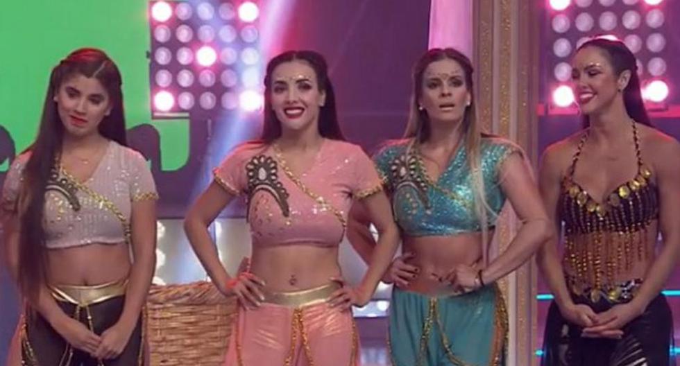 Integrantes de Esto es Guerra sorprenden al bailar indi pop. (Foto: Captura América TV)