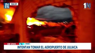 Registran incendio al interior del aeropuerto de Juliaca | VIDEO