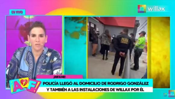Policía llegó al domicilio de Rodrigo González y también a las instalaciones de Willax -según dijeron- para informarle que ha infringido las  (Captura de pantalla)