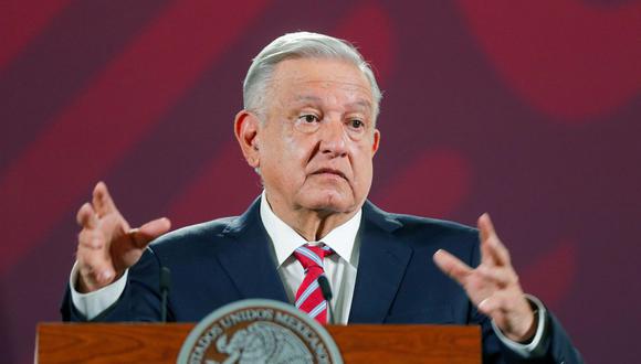 Presidente mexicano, Andrés Manuel López Obrador, dijo que grupos de medios de Estados Unidos están en contra del expresidente Donald Trump por el nuevo proceso judicial que afronta (Foto: EFE/ Isaac Esquivel)