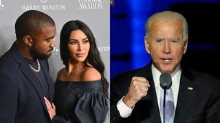 Kim Kardashian celebró la victoria de Joe Biden en su camino a la Casa Blanca 