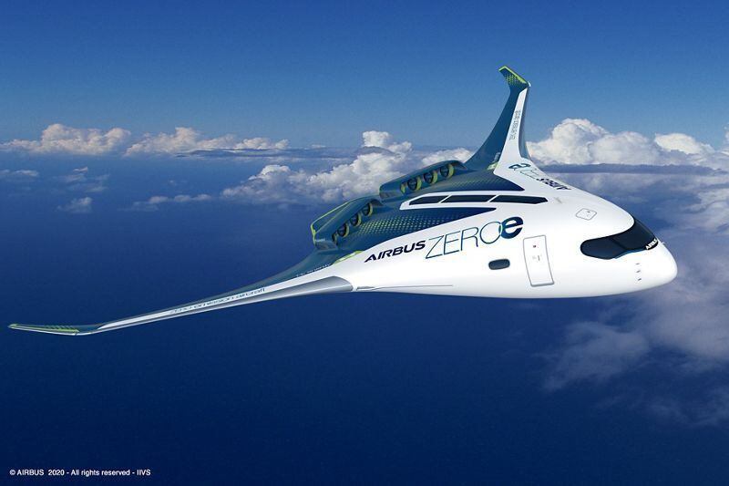 Así es el prototipo de avión  propulsado con hidrógeno. (Imagen: airbus.com)