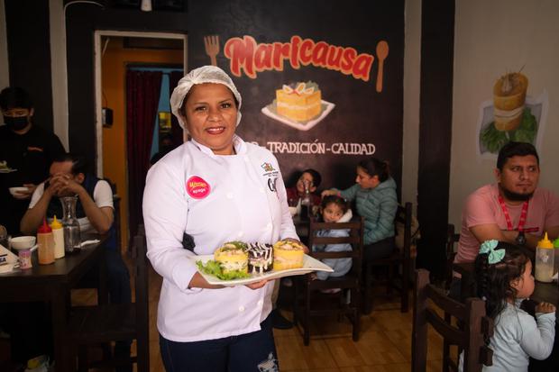 Maritza Rodriguez, family entrepreneur creator of the popular huarique Maricausas.  (Photo: Luis Miranda / GEC)