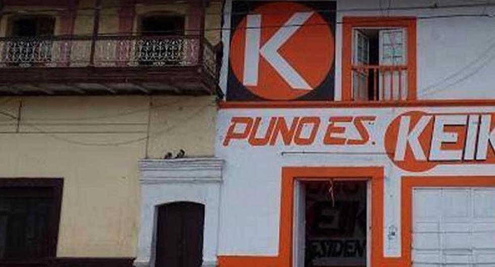 Fuerza Popular hizo pintas ilegales en Patrimonio de la Nación en Puno. (Foto: Ministerio de Cultura)