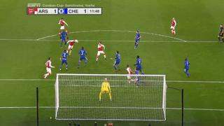 Facebook volvió viral este curioso autogol del Chelsea vs. Arsenal