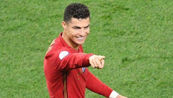 La celebración de Cristiano Ronaldo por avanzar a octavos de la Eurocopa. (Foto: Instagram)