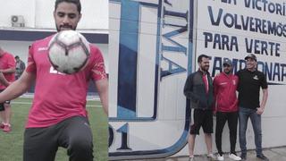 Alianza Lima: empresario árabe visita estadio ‘Matute’ y disputa partido de fútbol con George Forsyth 