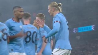 Erling Haaland anota el primer gol del Manchester City vs. Liverpool por la Carabao Cup | VIDEO