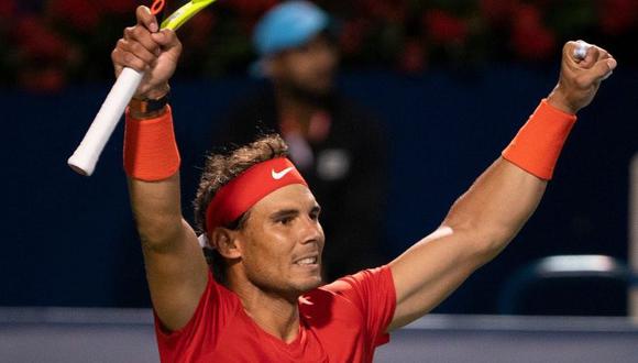 Rafael Nadal tuvo que batallar muy duro para superar al croata Marin Cilic por los cuartos de final de los Master 1000 de Canadá. (Foto: Twitter)