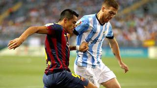 Barcelona venció 1-0 al Málaga sin Messi pero con Neymar