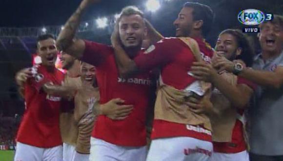 Alianza Lima vs. Internacional: Nicolás López y el 2-0 tras un remate que se desvió en Rodrigo Cuba | VIDEO