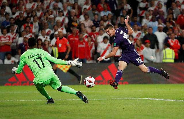 River Plate vs. Al Ain: así fue el gol de Santos Borré para el 2-1. (Foto: EFE/Reuters)