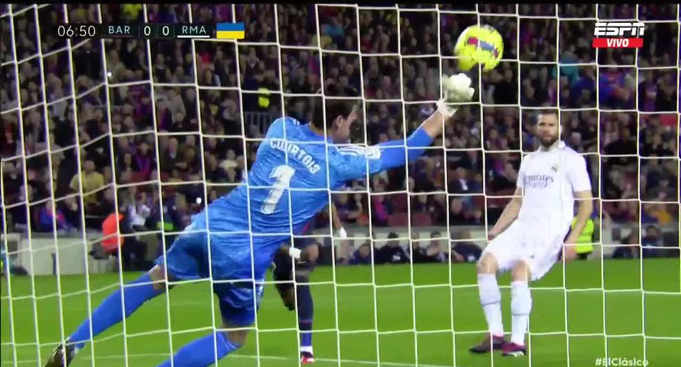 Courtois saves Real Madrid: great save against Raphinha’s header |  VIDEO