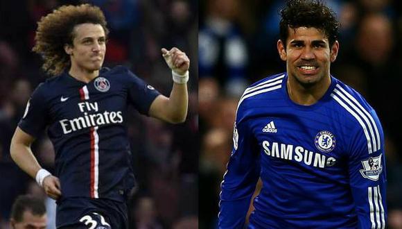 David Luiz quiere a Diego Costa en la delantera del PSG