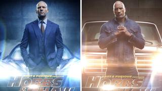 "Hobbs &amp; Shaw": Dwayne Johnson adelanta el afiche del spin-off de "Rápidos y furiosos"