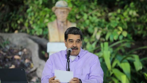 El presidente venezolano Nicolás Maduro en un acto de presidencial el 13 de febrero de 2023, en Caracas, Venezuela. (Foto del Palacio de Miraflores / EFE)