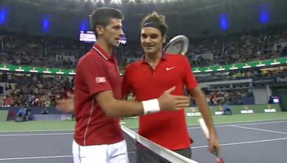 ¿Qué le dijo Djokovic a Federer al final del duelo en Shanghái?