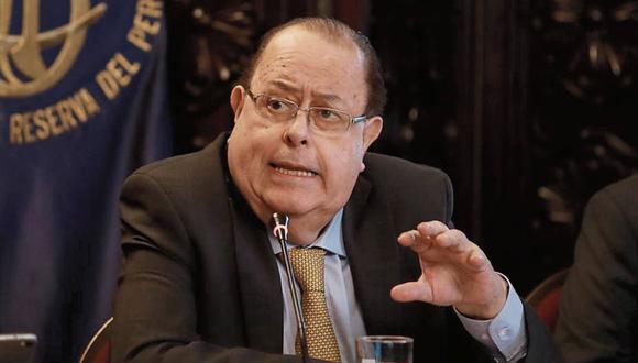 El presidente del BCR, Julio Velarde, afirmó que la economía no está en recesión técnica. (Foto: El Comercio)
