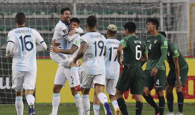 Bolivia vs. Argentina: las imágenes del triunfo Albiceleste en La Paz por Eliminatorias. (Foto: AFP)