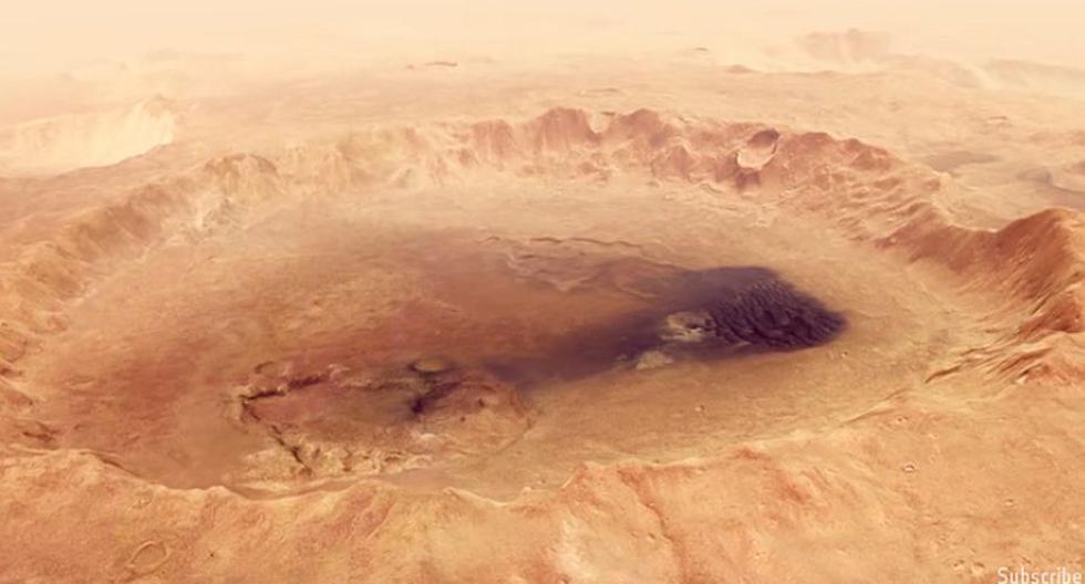 Está formación de 102 kilómetros de diámetro se encuentra en una de las regiones más antiguas del Planeta Rojo. (Foto: ESA)