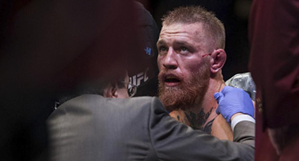 Conor McGregor cayó derrotado por tercera vez en toda su carrera en las artes marciales mixtas y la primera desde su llegada a la UFC. (Foto: Getty Images)