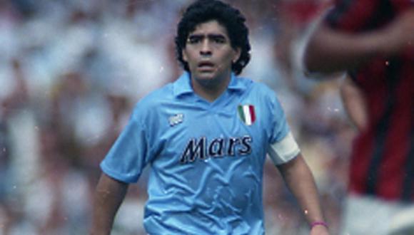Diego Maradona jugó siete años para Napoli | Foto: EFE