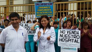 Huelga médica en hospitales del Minsa podría retomarse este 8 de enero