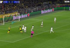 PSG vs. Borussia Dortmund: la espectacular atajada de Navas ante un remate de Sancho | VIDEO