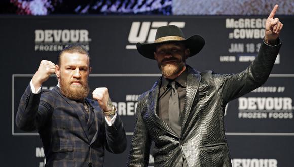 Conor McGregor vs. Donald Cerrone lucharán en el UFC 246 | Foto: AP