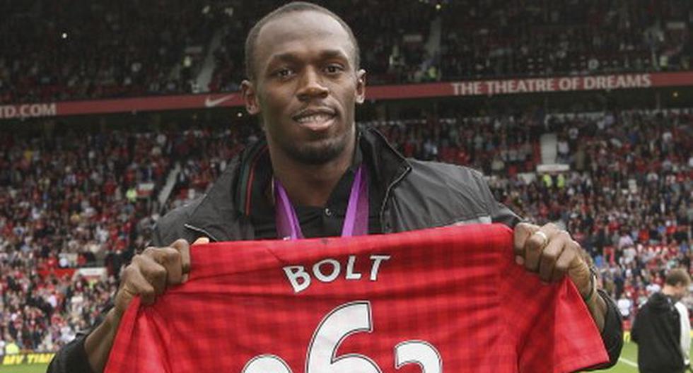 Usain Bolt es hincha a muerte del Manchester United y eso lo demostró con sus últimas declaraciones. (Foto: Getty Images)