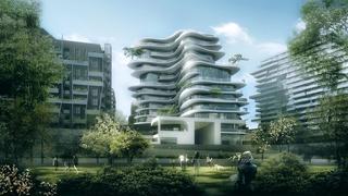 Un edificio con curvas promete darle un toque moderno a París