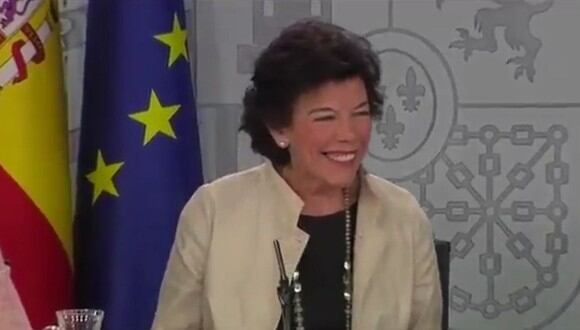 Isabel Celaá también es ministra de Educación desde junio de 2018. (YouTube)