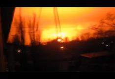 Ucrania: Sorprendente explosión deja una nube de hongo (VIDEO)