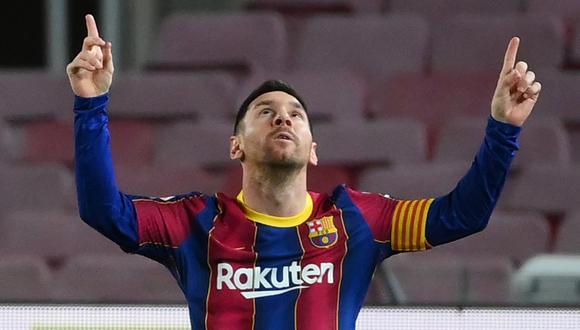 Messi marcó un gol en el triunfo de Barcelona sobre Athletic Club. | Foto: AFP