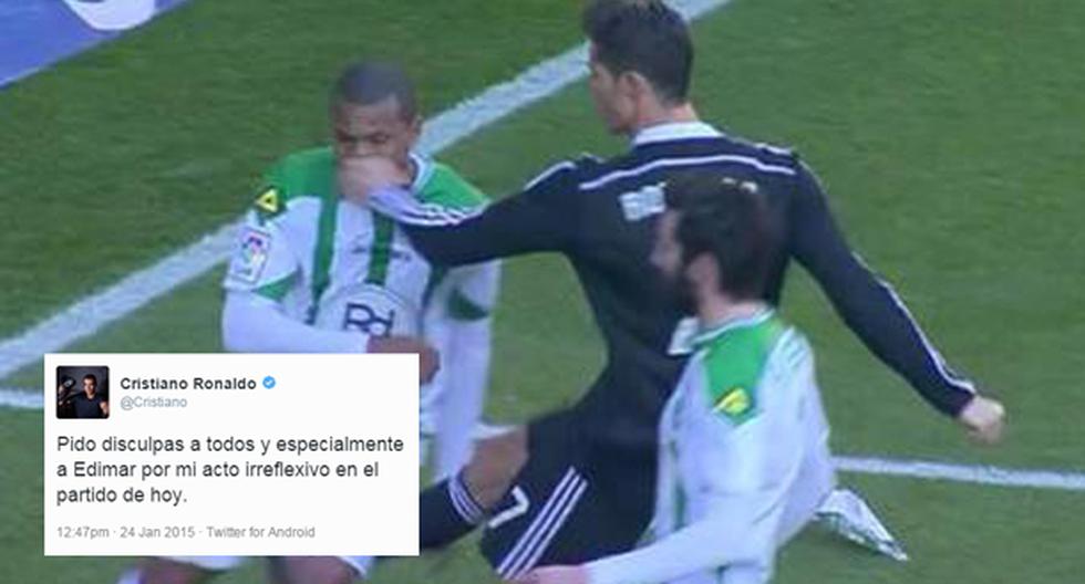 Cristiano Ronaldo se disculpa. (Foto: Difusión)