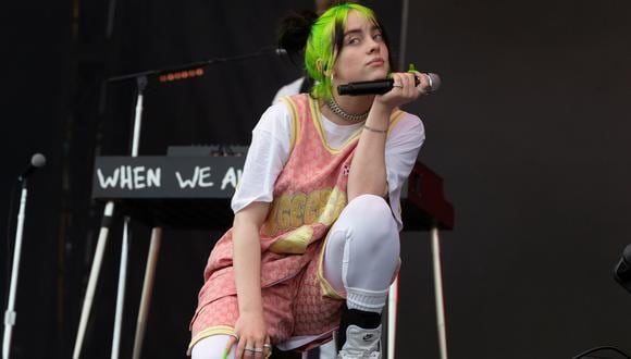 Billie Eilish en el Festival Austin City Limits, en octubre del año pasado. (Foto: AFP)