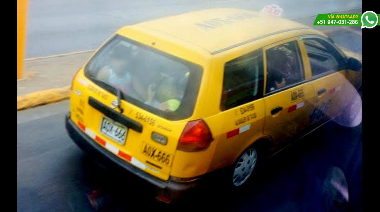 WhatsApp: niñas son llevadas junto al tanque de gas de un taxi - 2