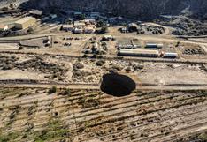 Minera chilena asegura que misterioso cráter de 64 metros no ha crecido