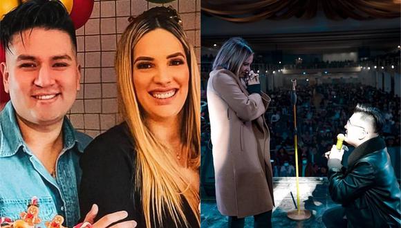 Deyvis Orosco: así fue la romántica pedida de mano del cantante a Cassandra Sánchez La Madrid. (Foto: Instagram)