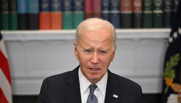 El presidente de EE. UU., Joe Biden. (Foto de Jim WATSON / AFP)