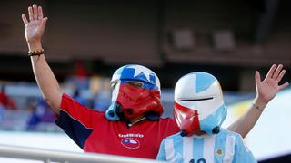 Argentina-Chile: hinchas viven la fiesta en el estadio [FOTOS]
