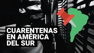 Las cuarentenas en América del Sur: ¿Hasta cuándo se han extendido las medidas de aislamiento?