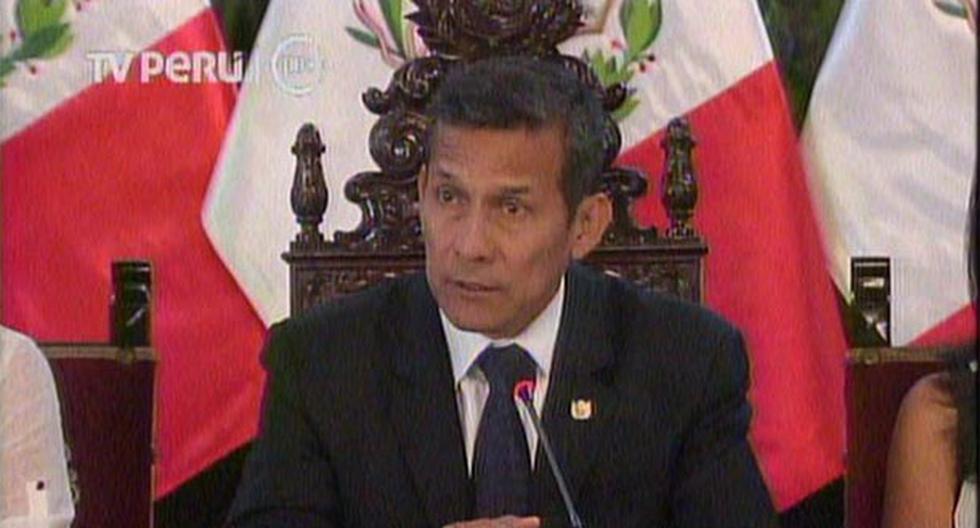 Ollanta Humala encabeza diálogo entre líderes políticos y el Gobierno. (Foto: TV)