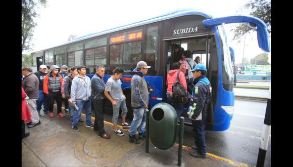 Corredor azul: inicio de cobro de pasajes se postergó de nuevo