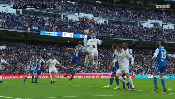 Gareth Bale es el goleador del Real Madrid en la Liga Santander. Lleva seis goles. Dos de ellos los hizo ante Deportivo La Coruña. (Foto: captura de pantalla)