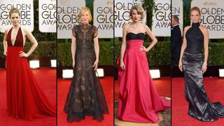 Golden Globes: Las 10 más hermosas brillaron en rojo y negro